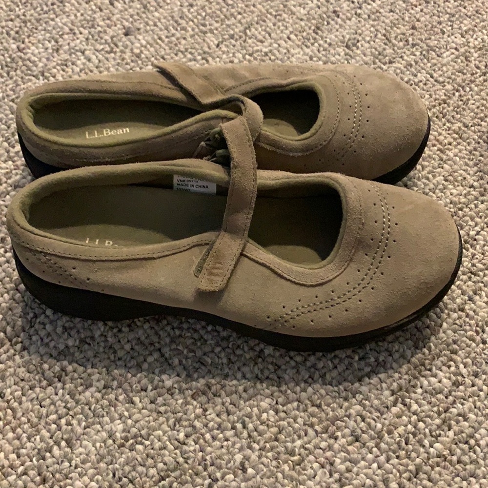 LL BEAN Women’s Mary Jane Mules 7.5W